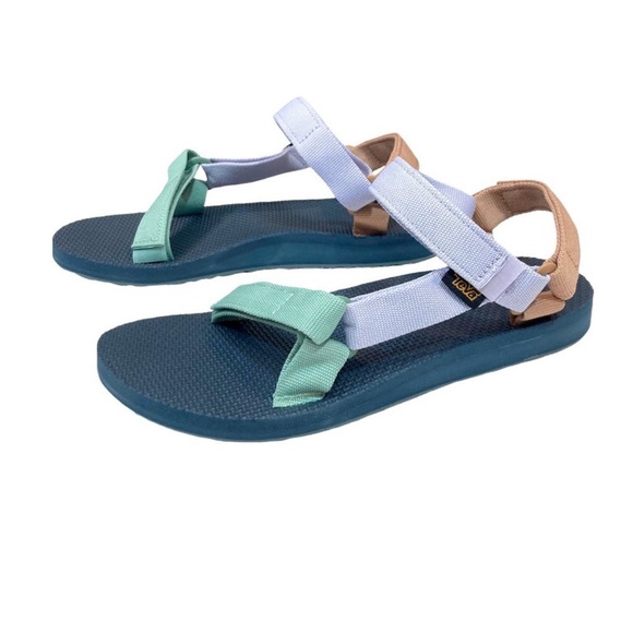 TEVA original universal sandals in orion blue multi Size 10 - Picture 2 of 12